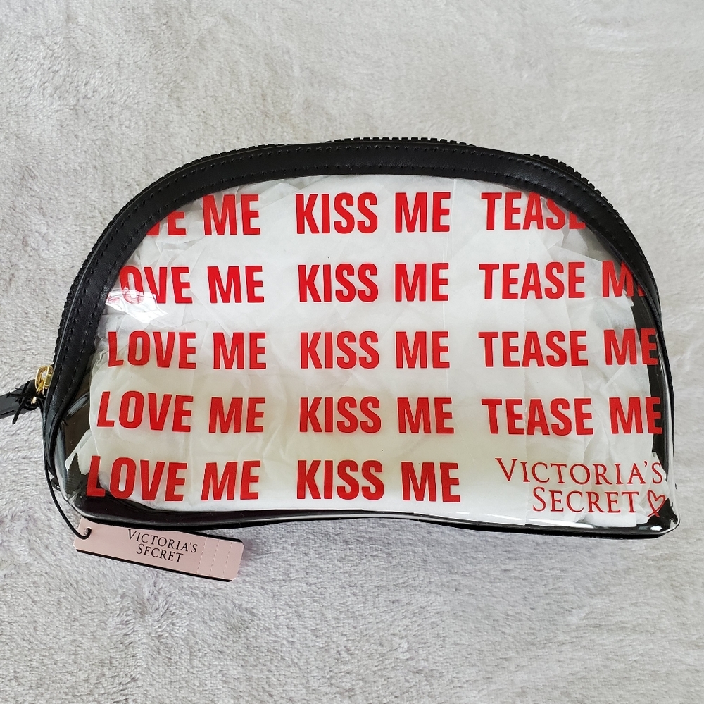 NWT Victoria's Secret Clearview Cosmetic Case